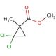Methyl 2,2-dichloro-1-methylcyclopropanecarboxylate (CAS 1447-13-8) - chemical structure image