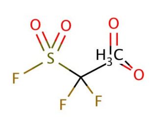 Methyl 2,2-difluoro-2-(fluorosulfonyl)acetate (CAS 680-15-9) - chemical structure image