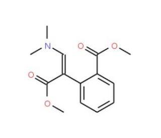 Methyl 2-[2-(dimethylamino)-1-(methoxycarbonyl)-vinyl]benzenecarboxylate - chemical structure image