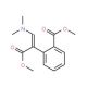 Methyl 2-[2-(dimethylamino)-1-(methoxycarbonyl)-vinyl]benzenecarboxylate - chemical structure image