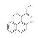 Methyl 2-(2-hydroxy-1-naphthyl)-2-methoxyacetate (CAS 624722-15-2) - chemical structure image