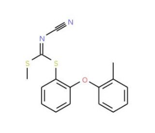 Methyl [2-(2-methylphenoxy)phenyl]-cyanocarbonimidodithioate - chemical structure image