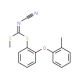 Methyl [2-(2-methylphenoxy)phenyl]-cyanocarbonimidodithioate - chemical structure image