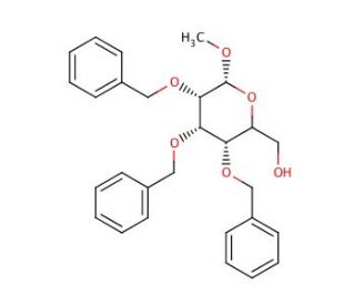 Methyl 2,3,4-Tri-O-benzyl-D-galactopyranoside (CAS 641635-63-4) - chemical structure image