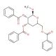 Methyl 2,3,6-Tri-O-benzoyl-4-deoxy-α-D-glucopyranoside (CAS 19488-41-6) - chemical structure image