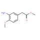 Methyl 2-(3-amino-4-methoxyphenyl)acetate (CAS 63304-82-5) - chemical structure image