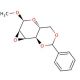 Methyl 2,3-anhydro-4,6-O-benzylidene-α-D-allopyranoside (CAS 3150-15-0) - chemical structure image