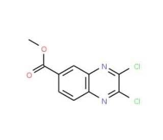 Methyl 2,3-dichloro-6-quinoxalinecarboxylate (CAS 108258-54-4) - chemical structure image