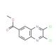 Methyl 2,3-dichloro-6-quinoxalinecarboxylate (CAS 108258-54-4) - chemical structure image