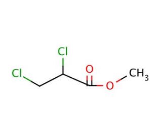 Methyl 2,3-dichloropropionate (CAS 3674-09-7) - chemical structure image