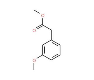 methyl 2-(3-methoxyphenyl)acetate (CAS 18927-05-4) - chemical structure image