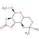 Methyl 2,3-O-Carbonyl-4,6-O-isopropylidene-α-D-mannopyranoside 的分子结构, CAS编号: 74948-73-5 Methyl 2,3-O-Carbonyl-4,6-O-isopropylidene-α-D-mannopyranoside (CAS 74948-73-5) - chemical structure image