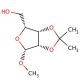 Methyl 2,3-O-Isopropylidene-β-D-ribofuranoside 的分子结构, CAS编号: 4099-85-8 Methyl 2,3-O-Isopropylidene-β-D-ribofuranoside (CAS 4099-85-8) - chemical structure image