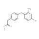 Methyl 2-[4-(2-amino-4-bromophenoxy)phenyl]acetate - chemical structure image