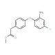 Methyl 2-[4-(2-amino-4-chlorophenoxy)phenyl]-acetate - chemical structure image