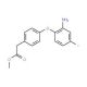 Methyl 2-[4-(2-amino-4-fluorophenoxy)phenyl]-acetate - chemical structure image