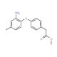 Methyl 2-[4-(2-amino-4-methylphenoxy)phenyl]-acetate - chemical structure image