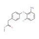 Methyl 2-[4-(2-amino-6-chlorophenoxy)phenyl]-acetate - chemical structure image