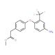 Methyl 2-{4-[4-amino-2-(trifluoromethyl)phenoxy]-phenyl}acetate - chemical structure image