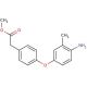 Methyl 2-[4-(4-amino-3-methylphenoxy)phenyl]-acetate - chemical structure image