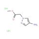 methyl 2-(4-amino-1H-pyrazol-1-yl)acetate dihydrochloride - chemical structure image