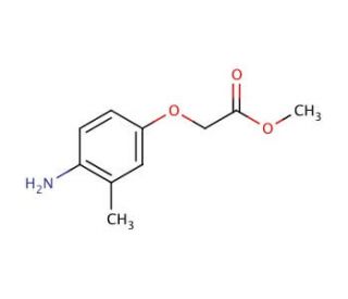 methyl 2-(4-amino-3-methylphenoxy)acetate - chemical structure image