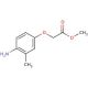 methyl 2-(4-amino-3-methylphenoxy)acetate - chemical structure image