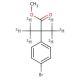 Methyl 2-(4-Bromophenyl)-2,2-di-(methyl-d3)acetate (CAS 1185004-76-5) - chemical structure image