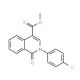 Methyl 2-(4-chlorophenyl)-1-oxo-1,2-dihydro-4-isoquinolinecarboxylate - chemical structure image