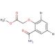 Methyl (2,4-dibromo-6-carbamoyl-phenoxy)acetate - chemical structure image