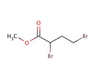 Methyl 2,4-dibromobutyrate (CAS 70288-65-2) - chemical structure image