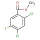Methyl 2,4-dichloro-5-fluorobenzoate (CAS 128800-56-6) - chemical structure image