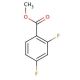 Methyl 2,4-difluorobenzoate (CAS 106614-28-2) - chemical structure image