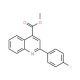 methyl 2-(4-fluorophenyl)quinoline-4-carboxylate - chemical structure image