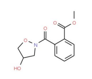 Methyl 2-{[4-hydroxydihydro-2(3H)-isoxazolyl]-carbonyl}benzenecarboxylate (CAS 80041-99-2) - chemical structure image