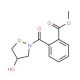 Methyl 2-{[4-hydroxydihydro-2(3H)-isoxazolyl]-carbonyl}benzenecarboxylate (CAS 80041-99-2) - chemical structure image