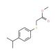 methyl 2-{[4-(propan-2-yl)phenyl]sulfanyl}acetate - chemical structure image