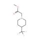 Methyl 2-[4-(trifluoromethyl)piperidino]acetate (CAS 860343-95-9) - chemical structure image