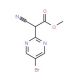 Methyl 2-(5-bromo-2-pyrimidinyl)-2-cyanoacetate - chemical structure image
