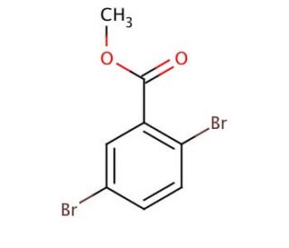 Methyl 2,5-dibromobenzoate (CAS 57381-43-8) - chemical structure image