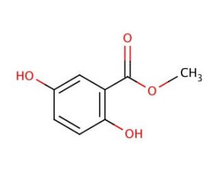 Methyl 2,5-dihydroxybenzoate (CAS 2150-46-1) - chemical structure image