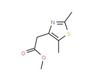 Methyl (2,5-dimethyl-1,3-thiazol-4-yl)acetate (CAS 306937-37-1) - chemical structure image