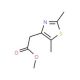 Methyl (2,5-dimethyl-1,3-thiazol-4-yl)acetate (CAS 306937-37-1) - chemical structure image