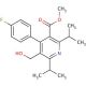 Methyl 2,6-Diisopropyl-4-(4-fluorophenyl)-5-hydroxymethyl-pyridine-3-carboxylate (CAS 202859-11-8) - chemical structure image