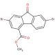 Methyl-2,7-dibromo-9-fluorenone-4-carboxylate - chemical structure image