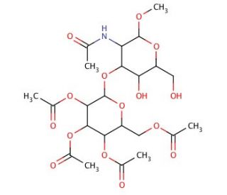 Methyl 2-Acetamido-2-deoxy-O-[&beta;-D-(2,3,4,6-tetraacetyl) galactopyranosyl]-&alpha;-D-galactopyranoside (CAS 141342-92-9) - chemical