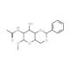 Methyl 2-acetamido-4,6-O-benzylidene-2-deoxy-b-D-glucopyranoside (CAS 10300-76-2) - chemical structure image