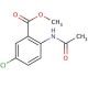 Methyl 2-acetamido-5-chlorobenzoate (CAS 20676-54-4) - chemical structure image