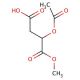 Methyl 2-Acetoxy-3-carboxypropanoate (CAS 20226-93-1) - chemical structure image