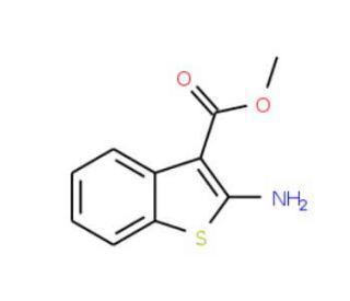 methyl 2-amino-1-benzothiophene-3-carboxylate - chemical structure image